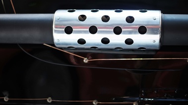 Bugatti Type 59 Grand Prix noir grille échappement