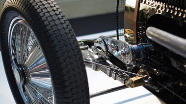 Bugatti Type 59 Grand Prix noir mécanisme de roue