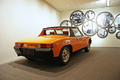 D'Ieteren Galerie - Porsche 914 orange 3/4 arrière droit 