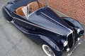 Delahaye 135M Figoni bleue 3/4 avant droit haut