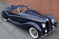 Delahaye 135M Figoni bleue 3/4 avant droit