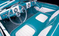 Delahaye 175 S Roadster Saoutchik, bleue, habitacle