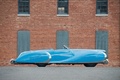 Delahaye 175 S Roadster Saoutchik, bleue, profil droit