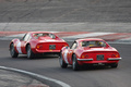 Ferrari 246 GT rouge Tour Auto 2009 3/4 arrière gauche