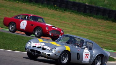 Ferrari 250 GTO gris Tour Auto 2009 3/4 avant gauche