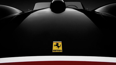 Ferrari 250 Testa Rossa Noire détail capot