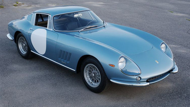 Ferrari 275 GTB-C bleue 3/4 avant droit