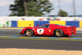 Ferrari 330 P4 rouge Le Mans Classic 2008 3/4 arrière gauche