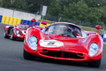 Ferrari 330 P4 rouge Le Mans Classic 2008 face avant