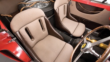 Ferrari 340 Mexico Coupe 1952, rouge, cockpit