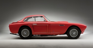 Ferrari 340 Mexico Coupe 1952, rouge, profil drt