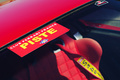 Ferrari F40 rouge autocollant piste