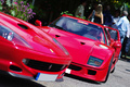 Ferrari F40 rouge face avant penché 3