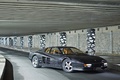 Ferrari Testarossa noir 3/4 avant droit