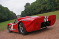 Ford GT40 MkIV rouge 3/4 arrière gauche penché