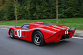 Ford GT40 MkIV rouge 3/4 arrière gauche travelling