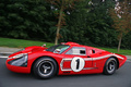 Ford GT40 MkIV rouge profil travelling penché