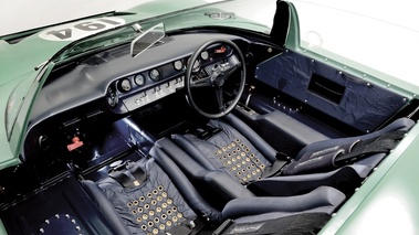Ford GT40 roadster prototype, vert, 1965, habitacle