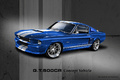Ford Mustang Shelby GT 500 C.R Blue AVD