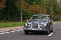 Jaguar MkII 3.8 anthracite 3/4 avant gauche travelling