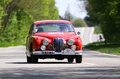 Jaguar MkII 3.8L rouge Tour Auto 2009 face avant