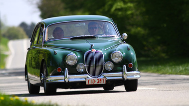 Jaguar MkII 3.8L vert Tour Auto 2009 3/4 avant droit