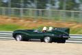 Jaguar Type D vert Sport & Collection 2009 3/4 arrière gauche filé