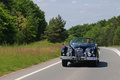 Jaguar XK150 Roadster noir face avant traveling