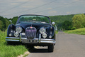 Jaguar XK150 Roadster noir route Arpajon face 2