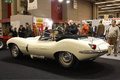 Jaguar XKSS blanc Retromobile 2009 3/4 arrière gauche