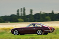 Lamborghini 350 GT bordeaux 3/4 arrière gauche filé