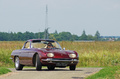 Lamborghini 350 GT bordeaux 3/4 avant droit