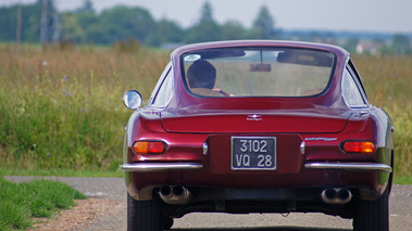 Lamborghini 350 GT bordeaux face arrière