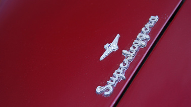 Lamborghini 350 GT bordeaux logo Superleggera