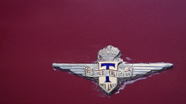 Lamborghini 350 GT bordeaux logo Touring