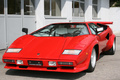 Lamborghini Countach LP 400 S rouge 3/4 avant gauche