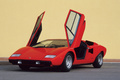 Lamborghini Countach LP400 Rouge 3/4 avant gauche