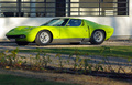 Lamborghini Miura SVJ Vert Citron profil