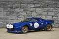 Lancia Stratos Gr.4 bleu Bruxelles 3/4 avant gauche 2