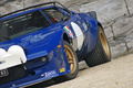 Lancia Stratos Gr.4 bleu Bruxelles 3/4 avant gauche penché coupé