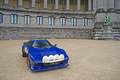 Lancia Stratos Gr.4 bleu Bruxelles face avant statue