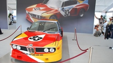 BMW 3.0 CSL art cart, 3/4 avt gauche