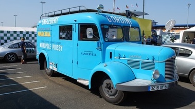 Camion Gordini, 3/4 avant droit,  bleu