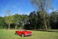 Maserati 3500 GT Spyder rouge 3/4 avant droit