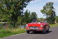 Maserati 3500 GT Spyder rouge 3/4 avant gauche travelling 2