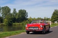 Maserati 3500 GT Spyder rouge 3/4 avant gauche travelling