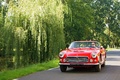 Maserati 3500 GT Spyder rouge face avant travelling