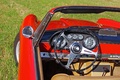 Maserati 3500 GT Spyder rouge tableau de bord