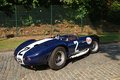 Maserati 450S bleu Bruxelles 3/4 arrière droit