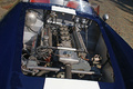 Maserati 450S bleu Bruxelles moteur